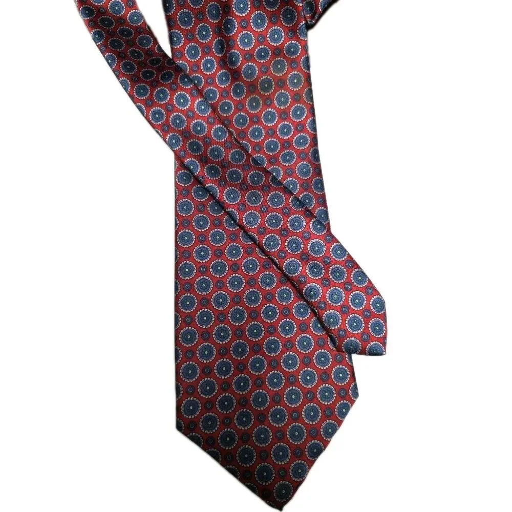 David Taylor Necktie Tie Men Multicolor Geometric